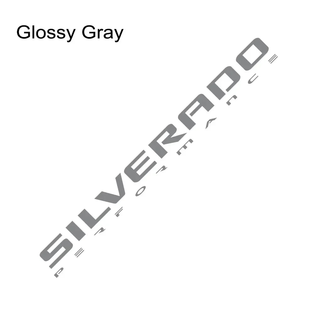Front Windshield Vinyl Banner Decal — Chevrolet Silverado 1500/2500