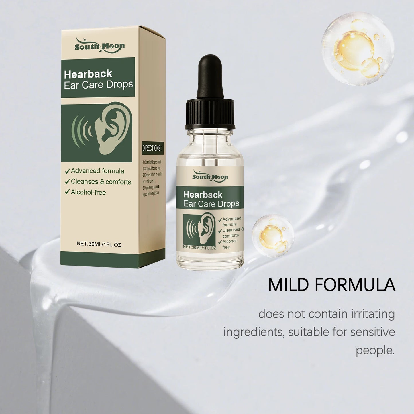 Anti Ear Ringing Relief Drops Relieve Ear Pain Inflammation Prevent Infection Reduce Tinnitus Ringing Sound Treatment Solution
