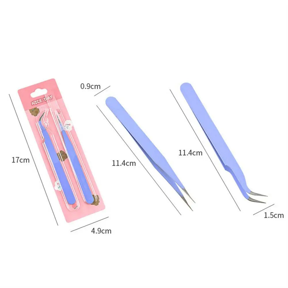 Back To School Macaroon Color Tweezers Sticker Tool DIY Decroative Sticker Tweezers Multi-Tool Practical Scrapbook