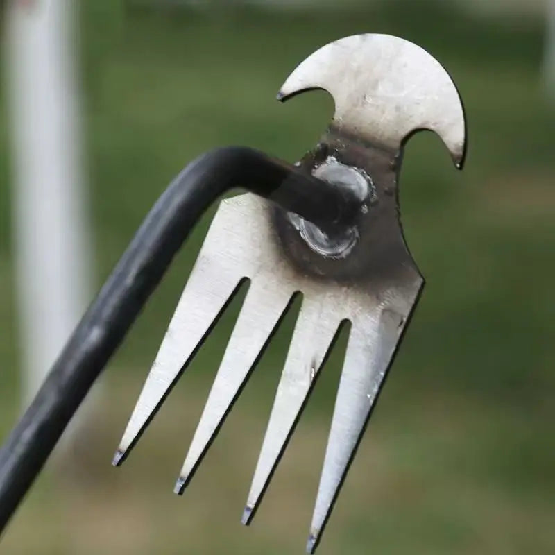 Manganese Steel Garden Hoe — Weeding & Soil-Loosening Hand Tool