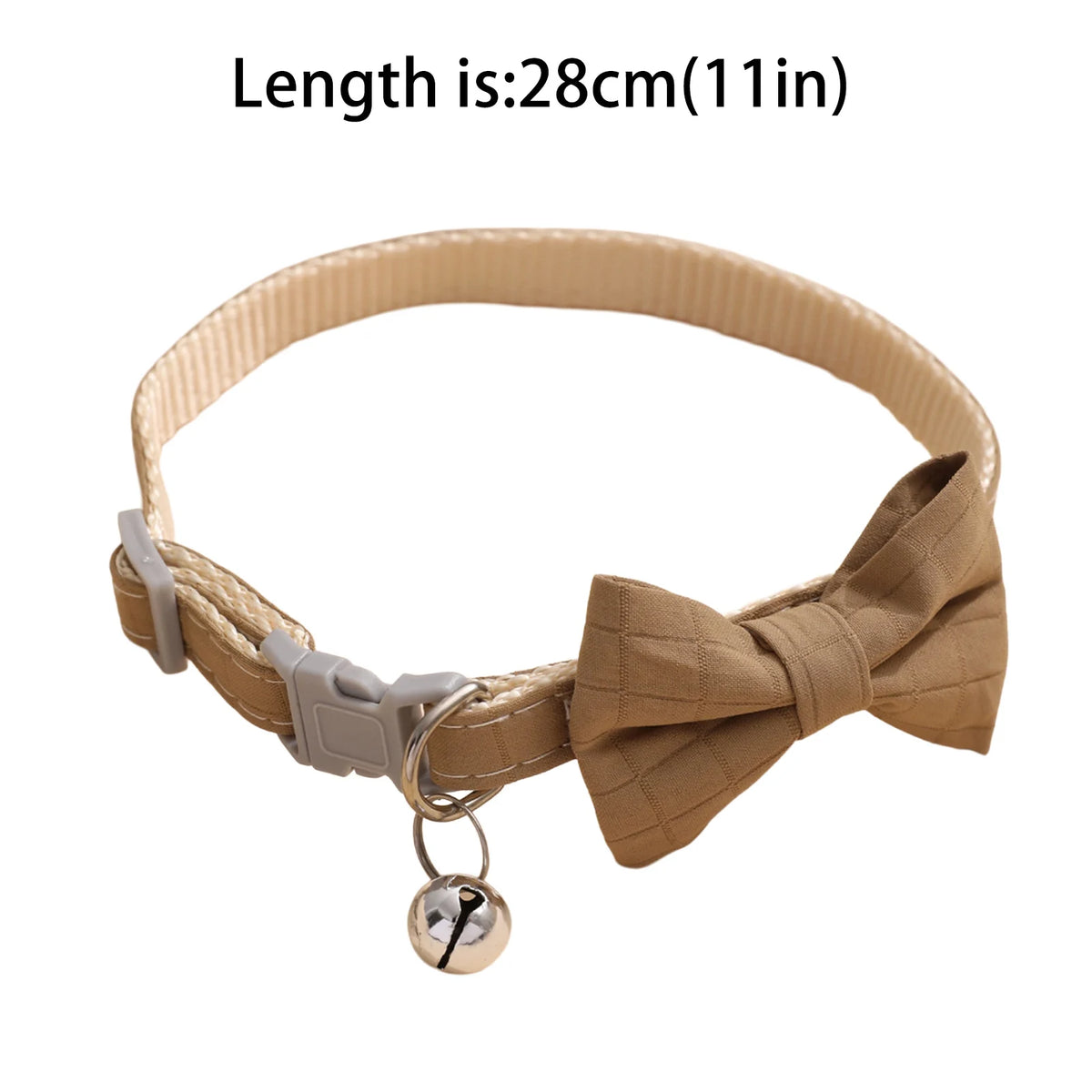 Pet Collar Adjustable 22-28cm Cat Collars Cute Bowknot Necklace Soft Bell Puppy Lead Pet Product Cat Dog Accessories