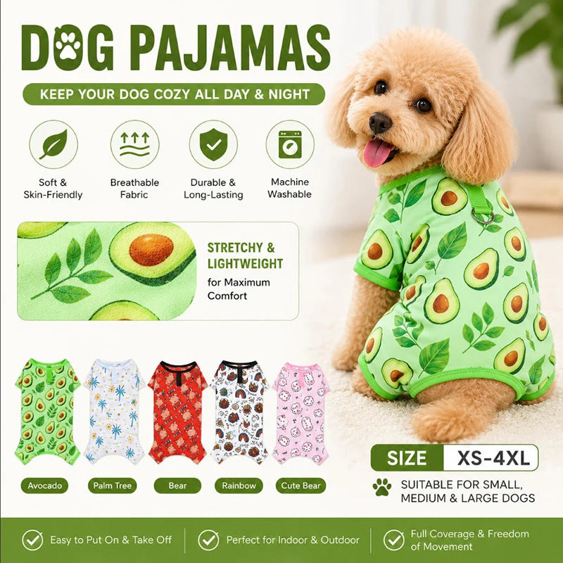 Soft Stretch Puppy Onesie - Teacup & Toy Breed Pajamas