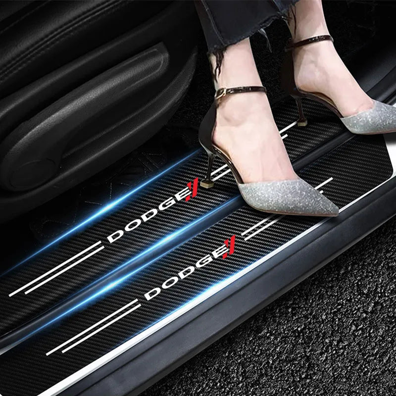 Carbon Fiber Trunk/Bumper Protector Sticker - Dodge RAM, Charger, Challenger