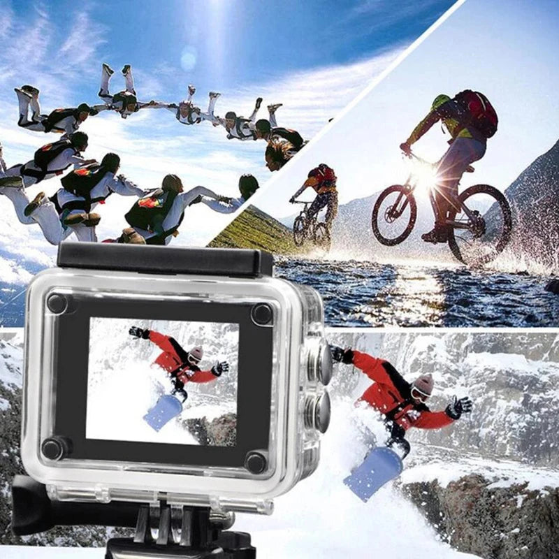 4K Waterproof Action Camera with WiFi - 170° Wide Angle