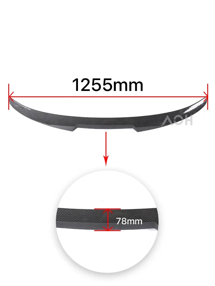 Rear Bumper Trunk Spoiler Lip Roof Carbon Boot Spoiler Wing M5 MP M4 PSM For BMW 5 Series F10 2026-2026 Car Accessories