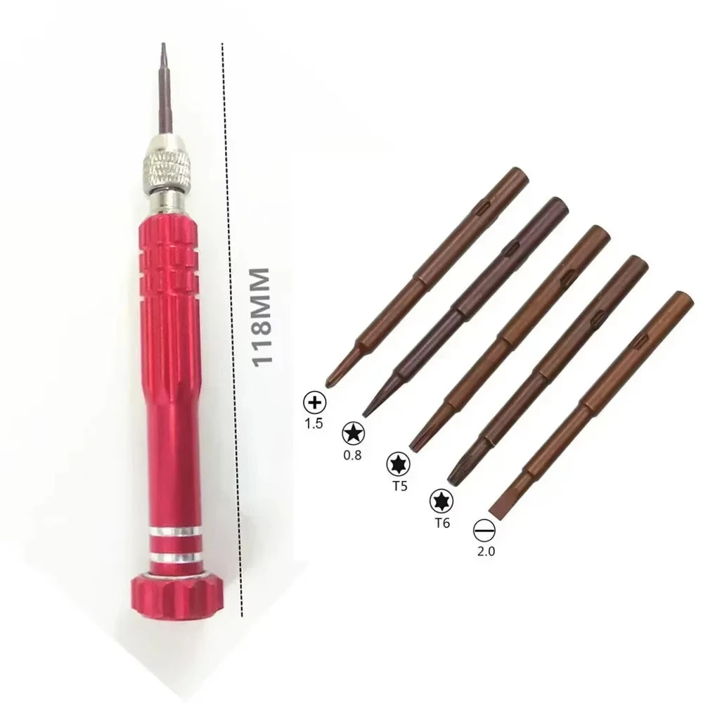 5 in 1 Multi-Function Screwdriver Set Mobile Phone Watch Glasses Disassembly Tool Notebook Watch Repair Tools Repair Accessory