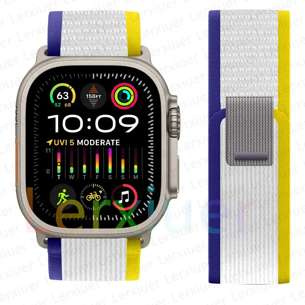 trail loop For apple watch ultra 3 2 Band 49mm 44mm 40mm 45mm 41mm 42mm correa bracelet iWatch series 7 se 8 9 10 11 46mm straps