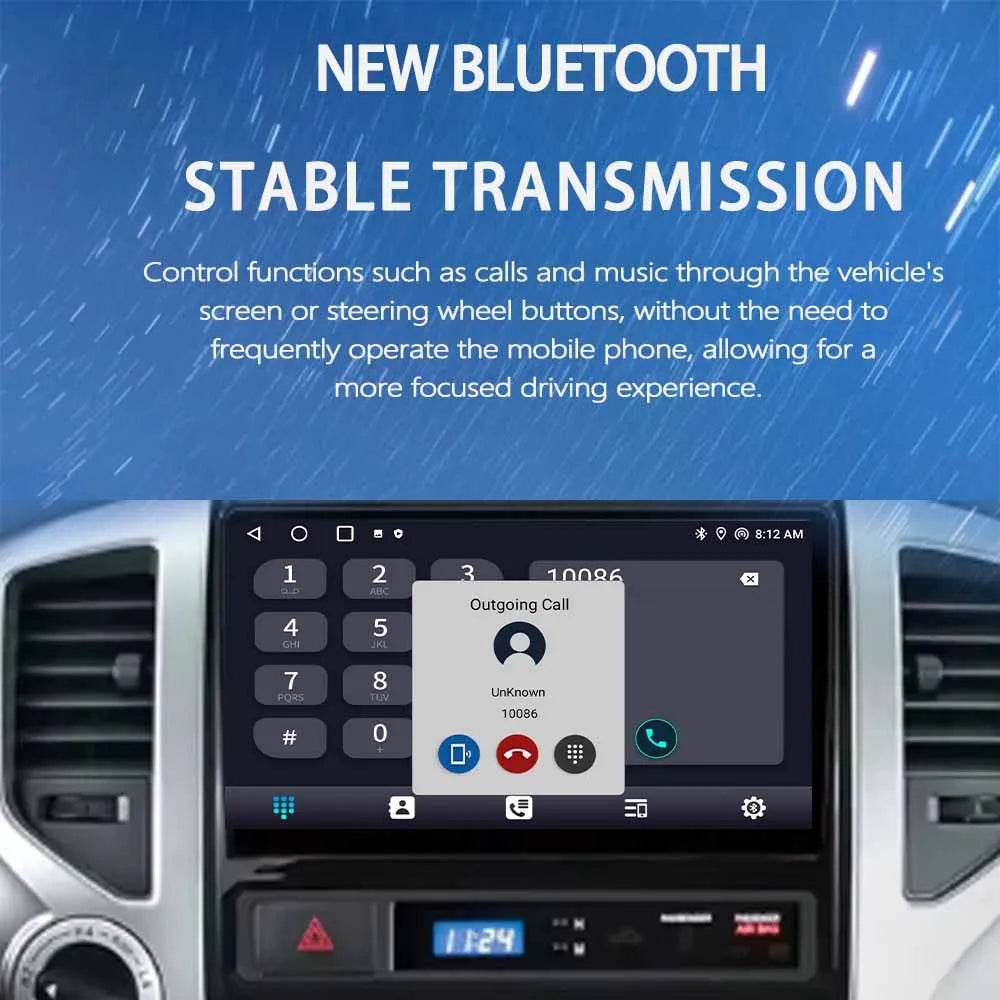 Android Car Stereo for Kia Sorento (2009–2012) — CarPlay, Android Auto, GPS, 4G, WiFi, Bluetooth