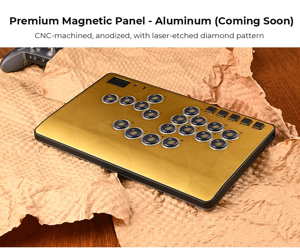 Haute42 C-AT Magnetic Leverless Hitbox Controller Stickless Arcade Controller Keyboard For PC/PS4/PS5/Switch Hitbox Fightstick