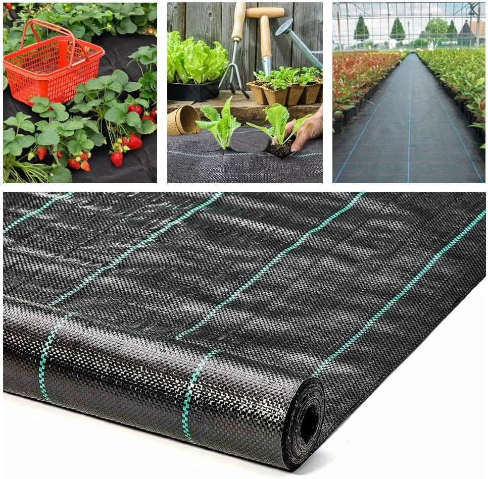 Durable Weed Barrier Fabric for Gardens & Landscaping