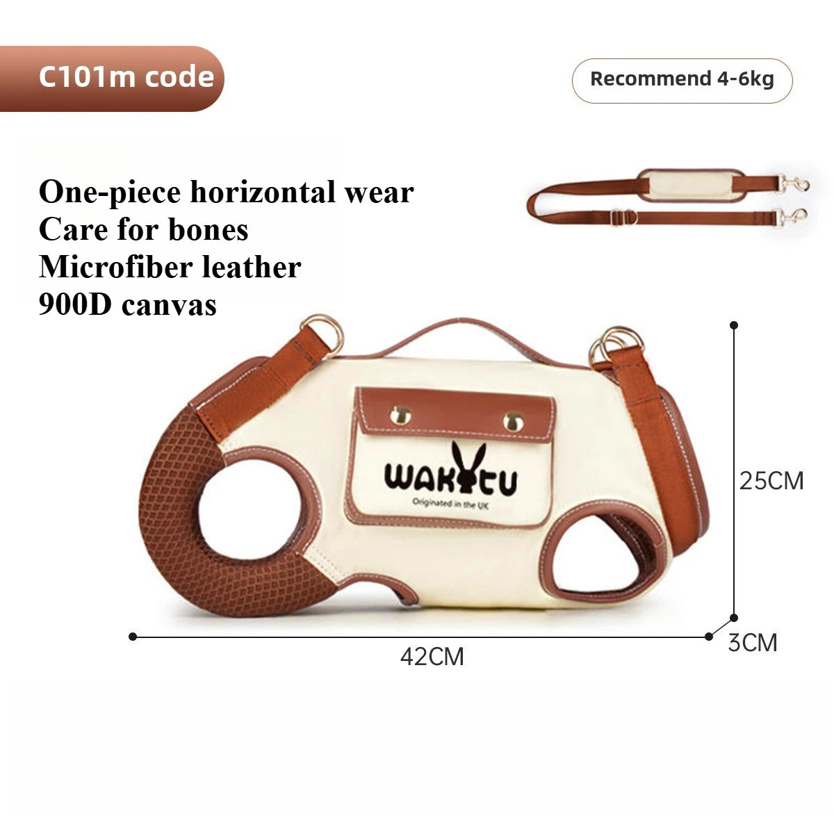 Cartoon Pet Carrier Backpack - Portable Travel Bag for Dogs & Cats