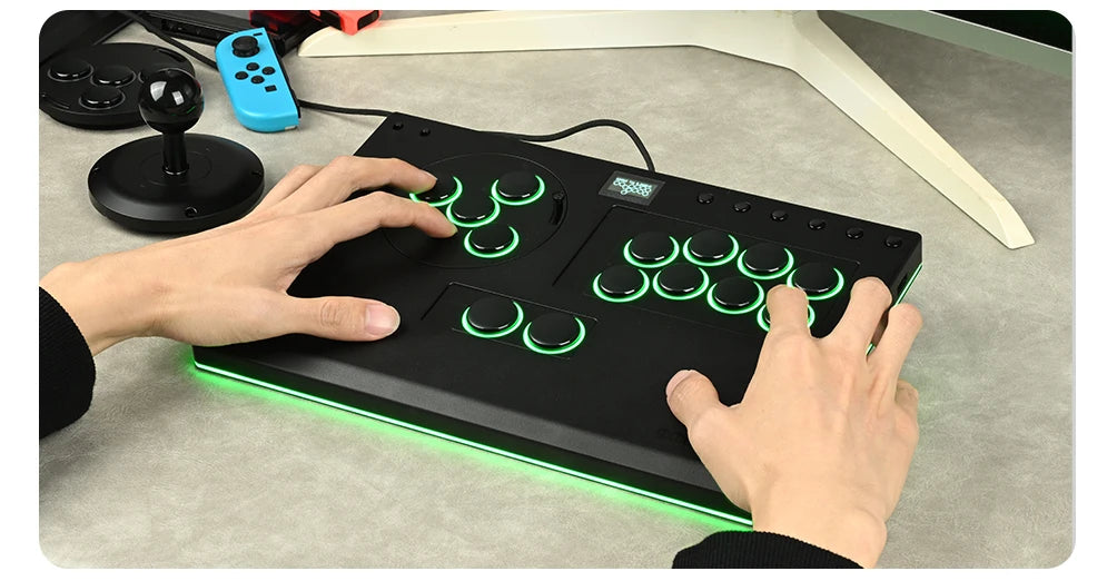 Haute42 X-Move Aluminium Alloy Hitbox Leverless Controller Stickless Fightstick For PC/PS4/PS5 Arcade Game Controller Joystick