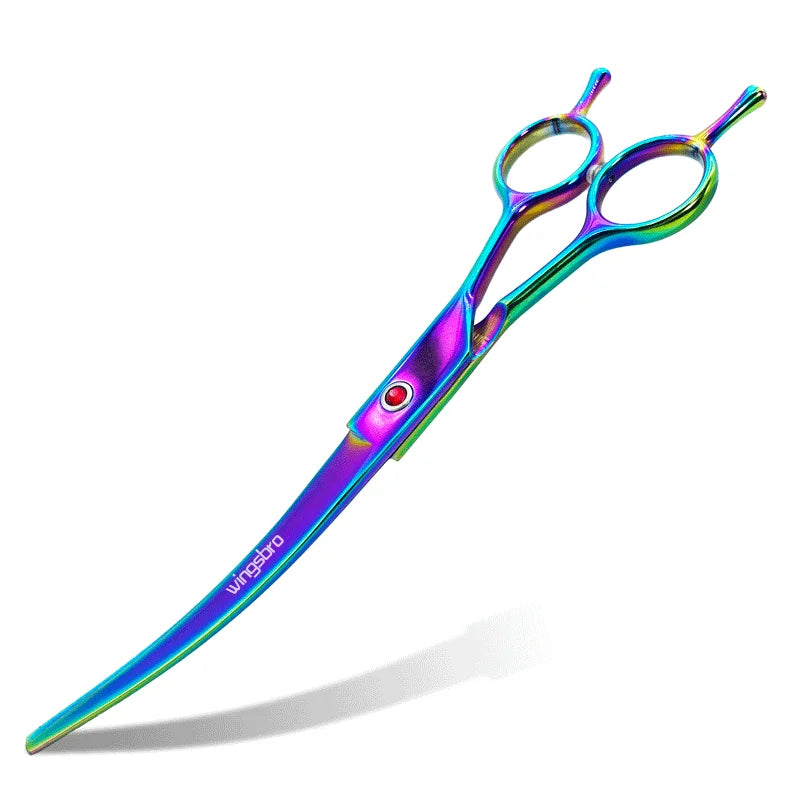 7-Inch Curved Pet Grooming Scissors - Left & Right Hand – photo 8