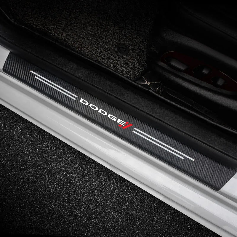 Carbon Fiber Trunk/Bumper Protector Sticker - Dodge RAM, Charger, Challenger