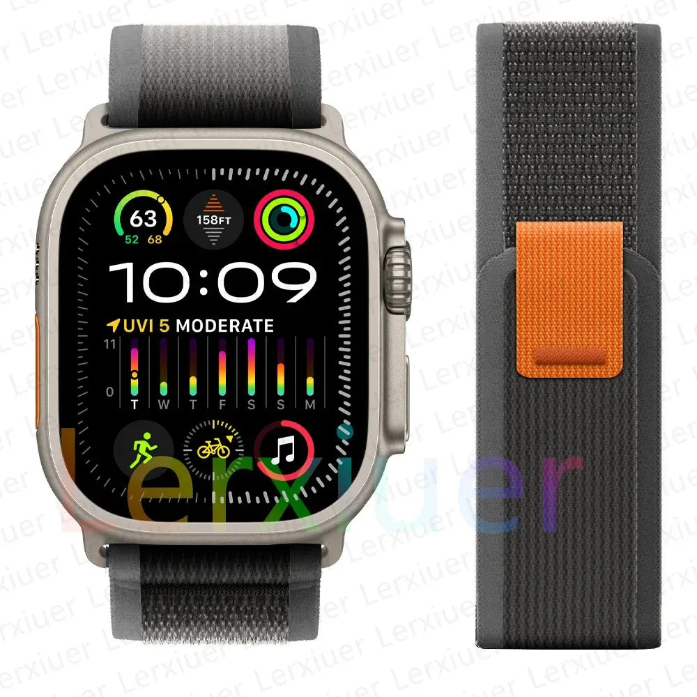 trail loop For apple watch ultra 3 2 Band 49mm 44mm 40mm 45mm 41mm 42mm correa bracelet iWatch series 7 se 8 9 10 11 46mm straps