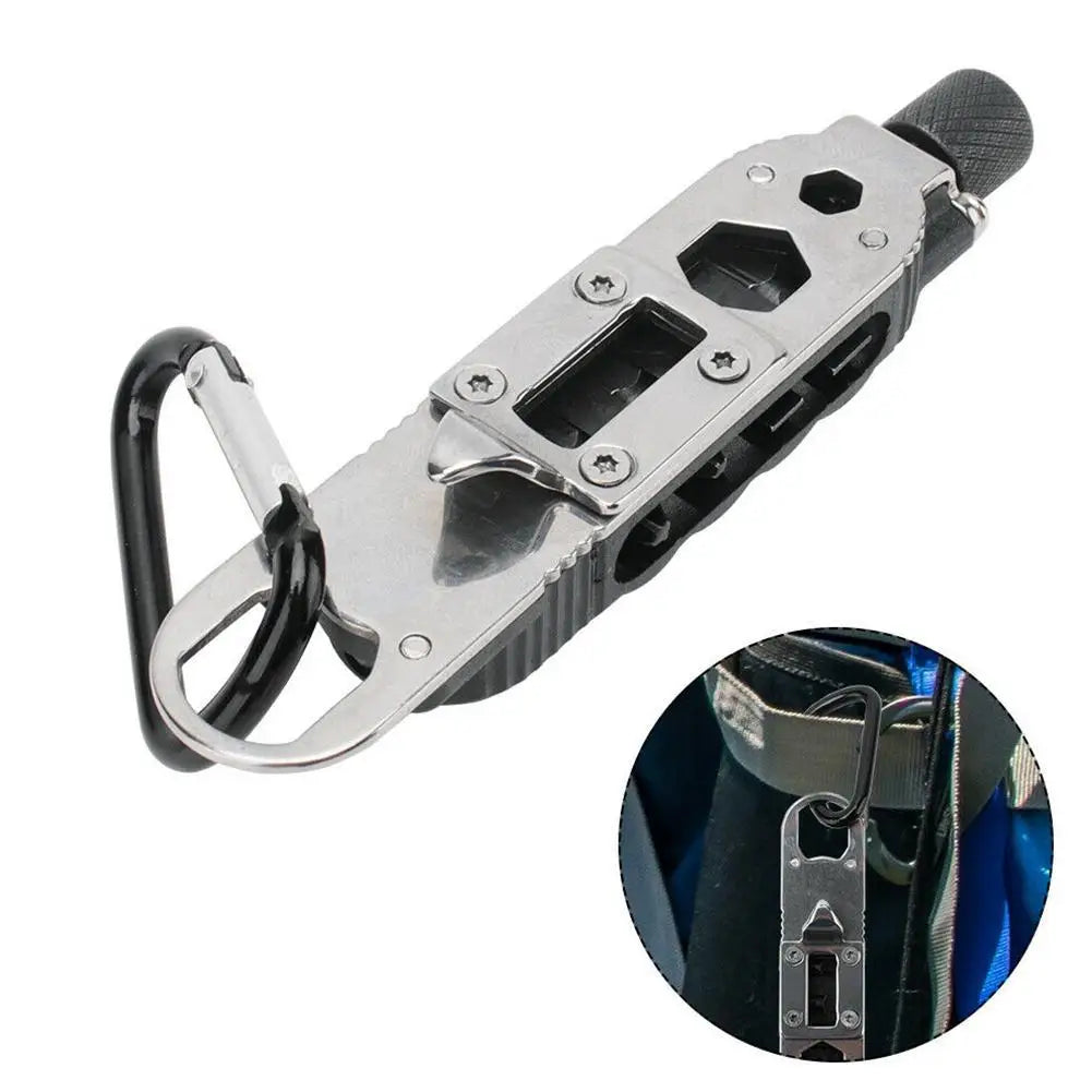 Multifunctional Mini Screwdriver Outdoor EDC Keychain Shape Screwdrivers Portable Steel Repair Tool