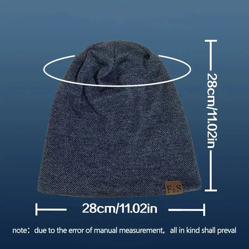Unisex Solid Knit Beanie - Stretchy Everyday Winter Cap - photo 3