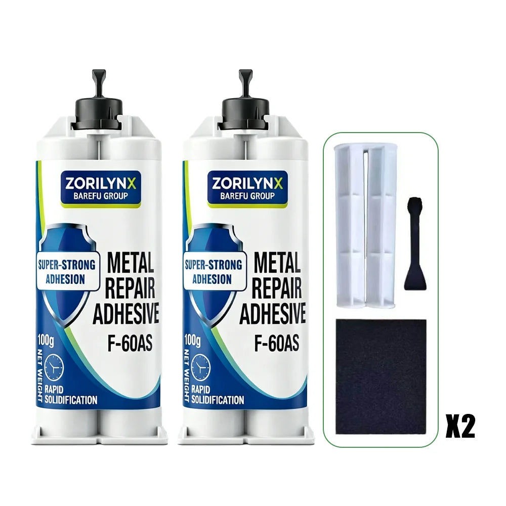 Metal Repair Adhesive Kit, 100 g - Two-Part Glue for Iron and Steel - view 9
