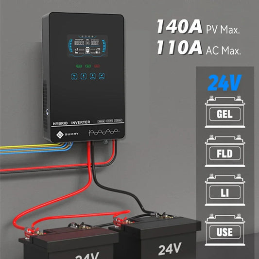 SUMRY Off-Grid Solar Inverter 4kW/6kW MPPT Pure Sine Wave