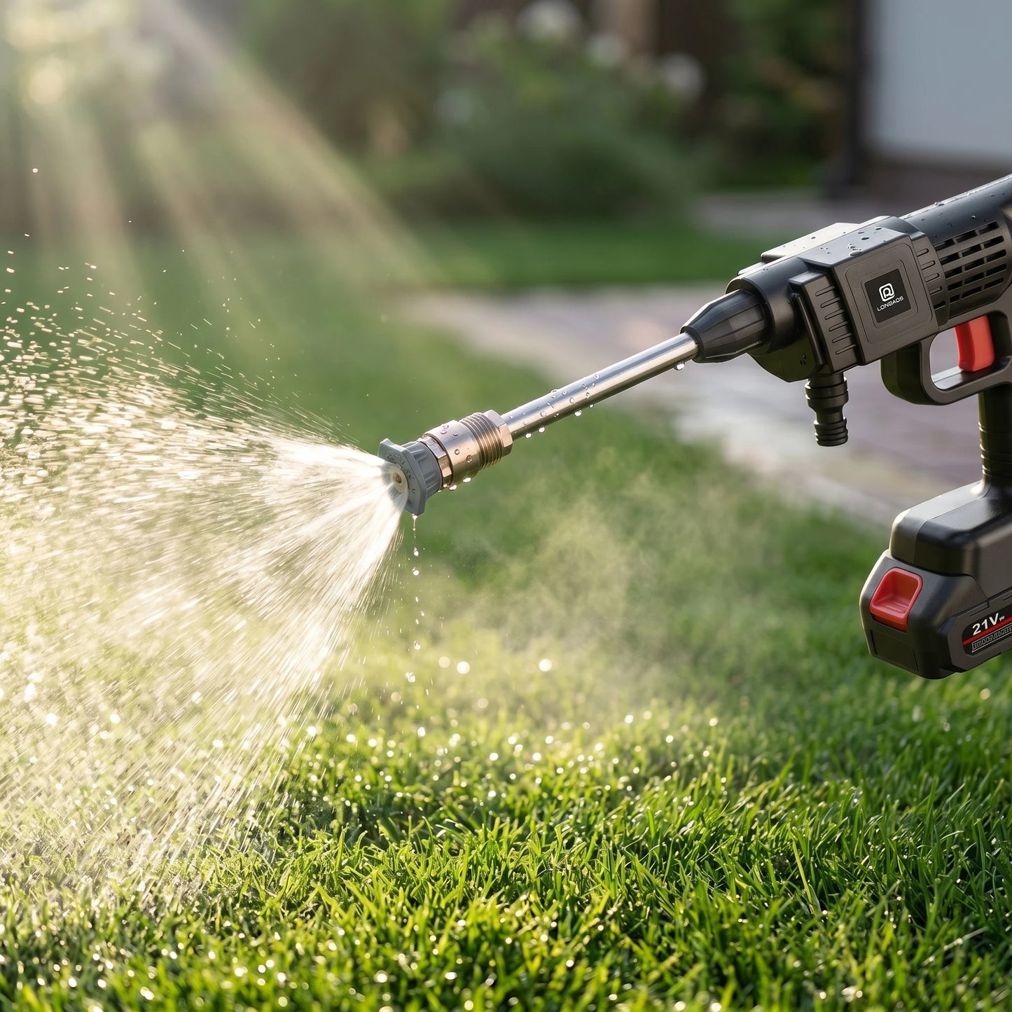 21V Cordless Pressure Washer — 30Bar Portable Car Wash Gun
