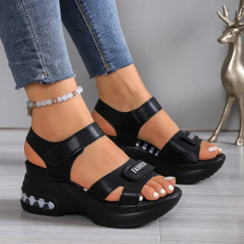 Velcro Sport Sandals for Women — Adjustable Outdoor Summer Flip-Flops