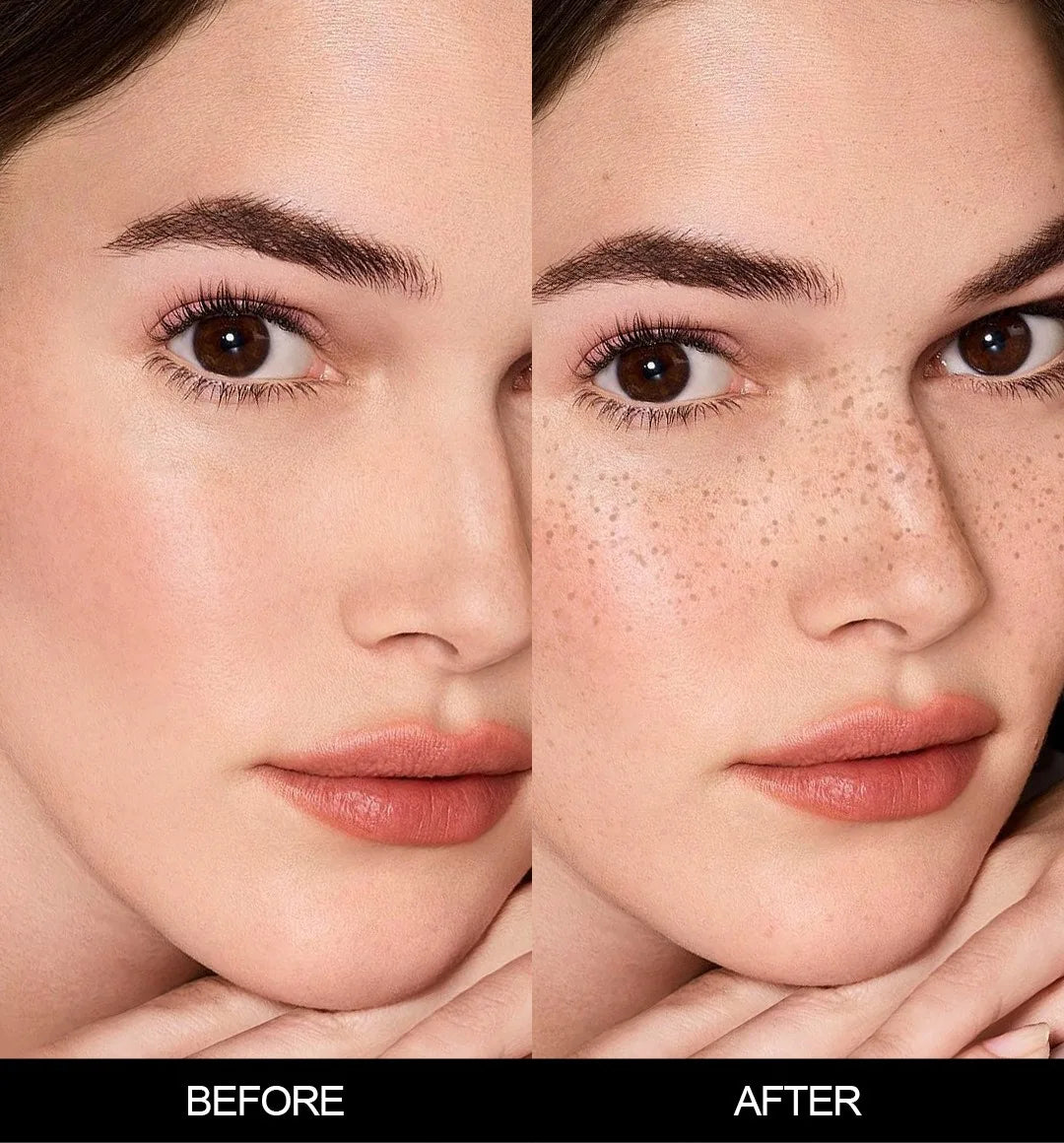 Liquid Air Cushion Freckle Stamp Pen Five-point Head Freckle Natural Simulation Fake Dot Spot Pen Waterproof Lasting Makeup