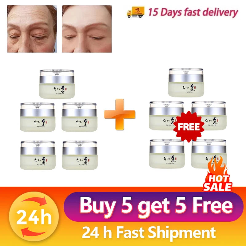 Ouhoe Collagen & Peptide Anti-Wrinkle Firming Face Cream 50g – Deep Hydration, Fine Line Fading, Lifting & Whitening | Korean Skin Care
