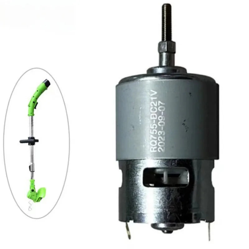 Upgraded lithium electric lawn mower general accessories 755 motor 21V powerful installation fast