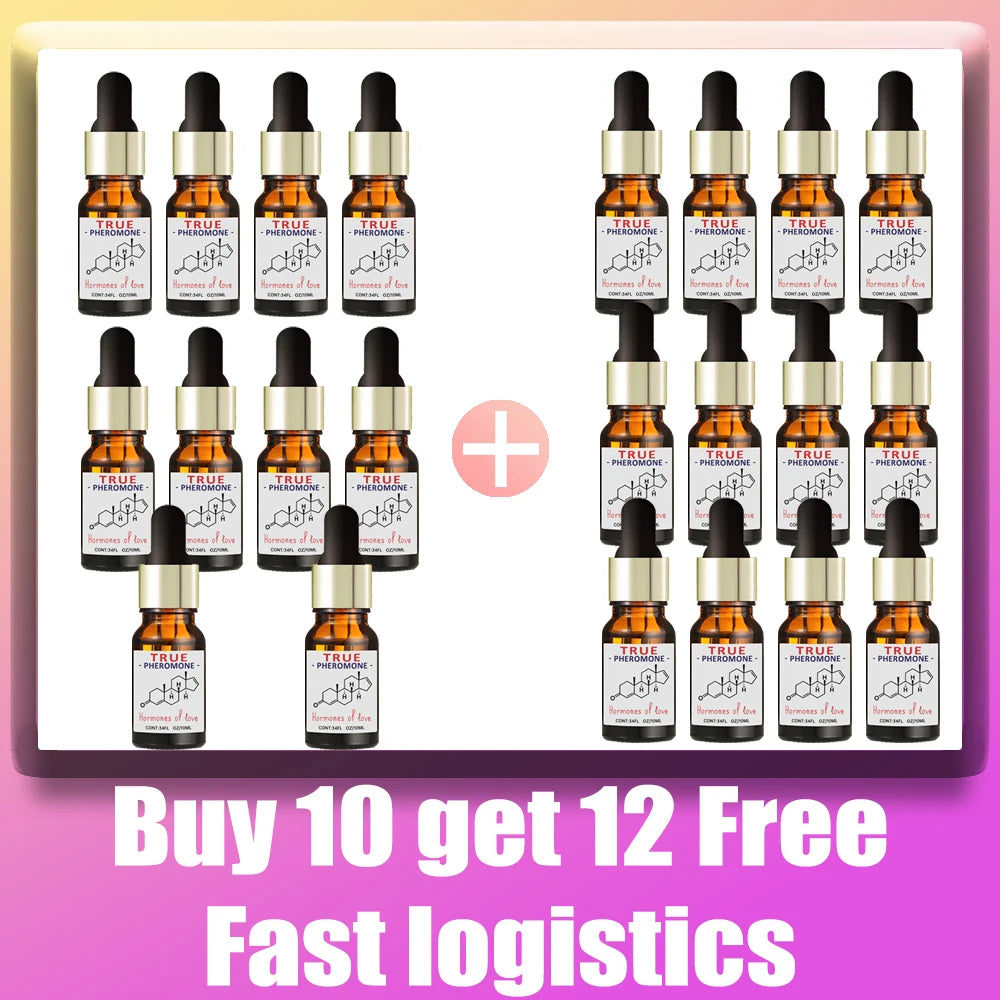 Roxelis Pheromone Attraction Essential Oil – Long-Lasting Fruity Fragrance for Dating & Social Events | 10ml (1–22pc)