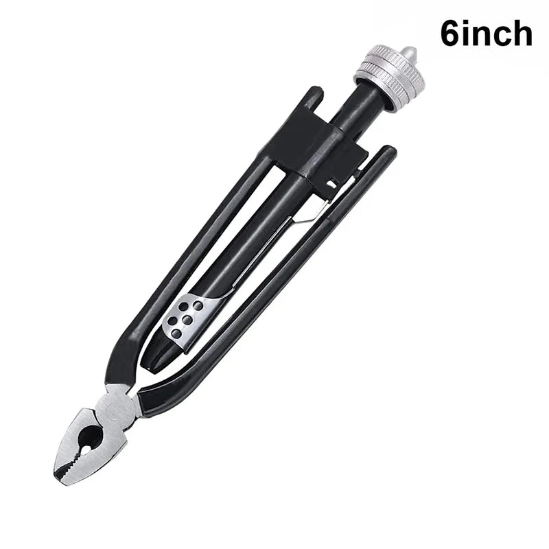 Twist Pliers Fuse Pliers One-Way Twist Pliers 6 inch 9 inch Motorcycle Aviation Safety Locks with Spring Return Heavy Duty Jaws