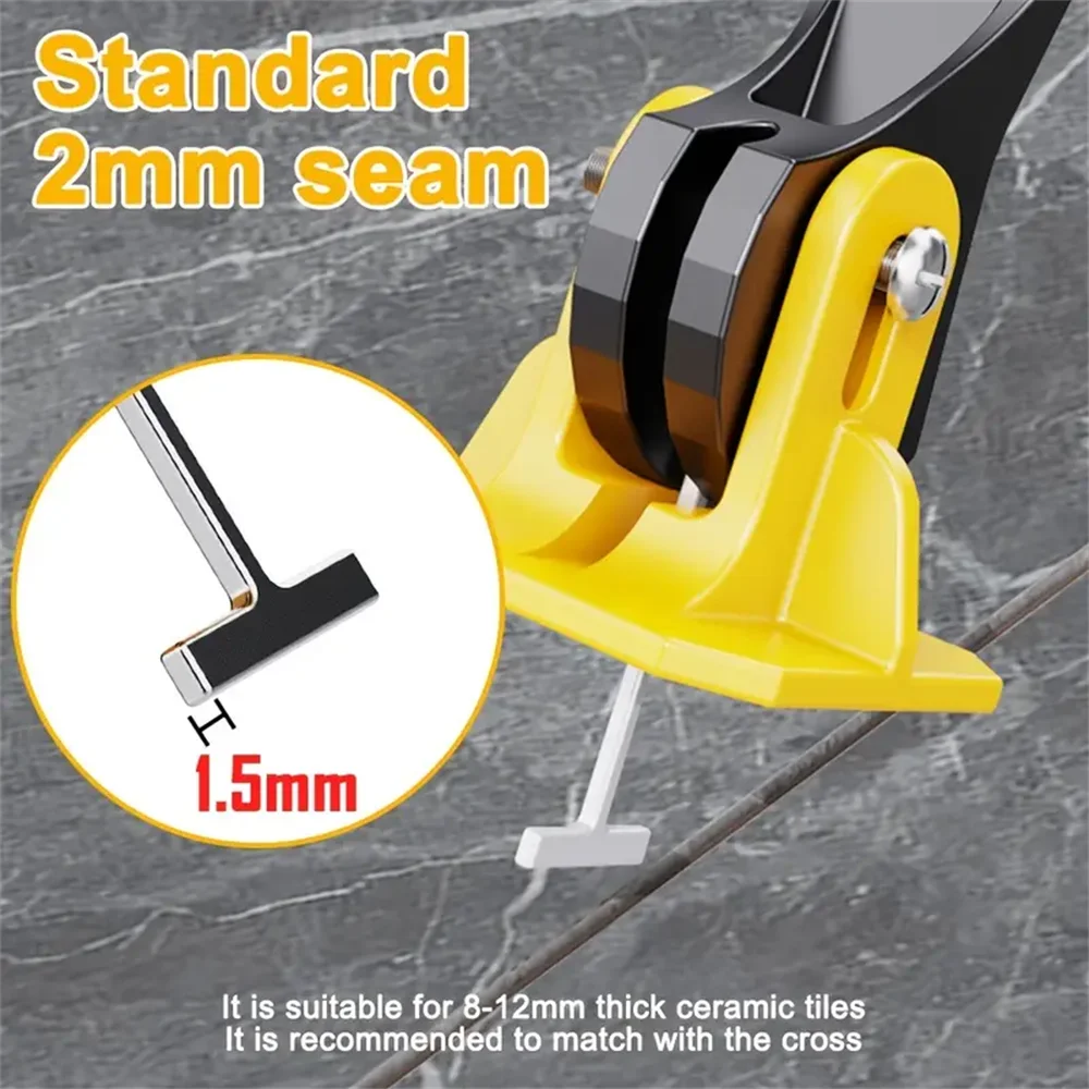 Tile Leveling System Kit, 50 Pieces, Yellow or Red