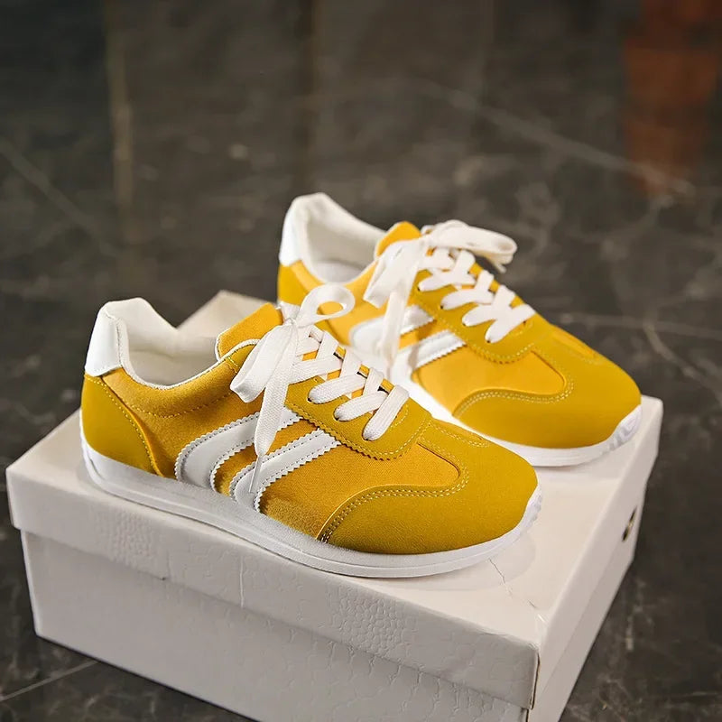 All-Match Sport Sneakers for Women — Lightweight Flat Running Shoes, Plus Size