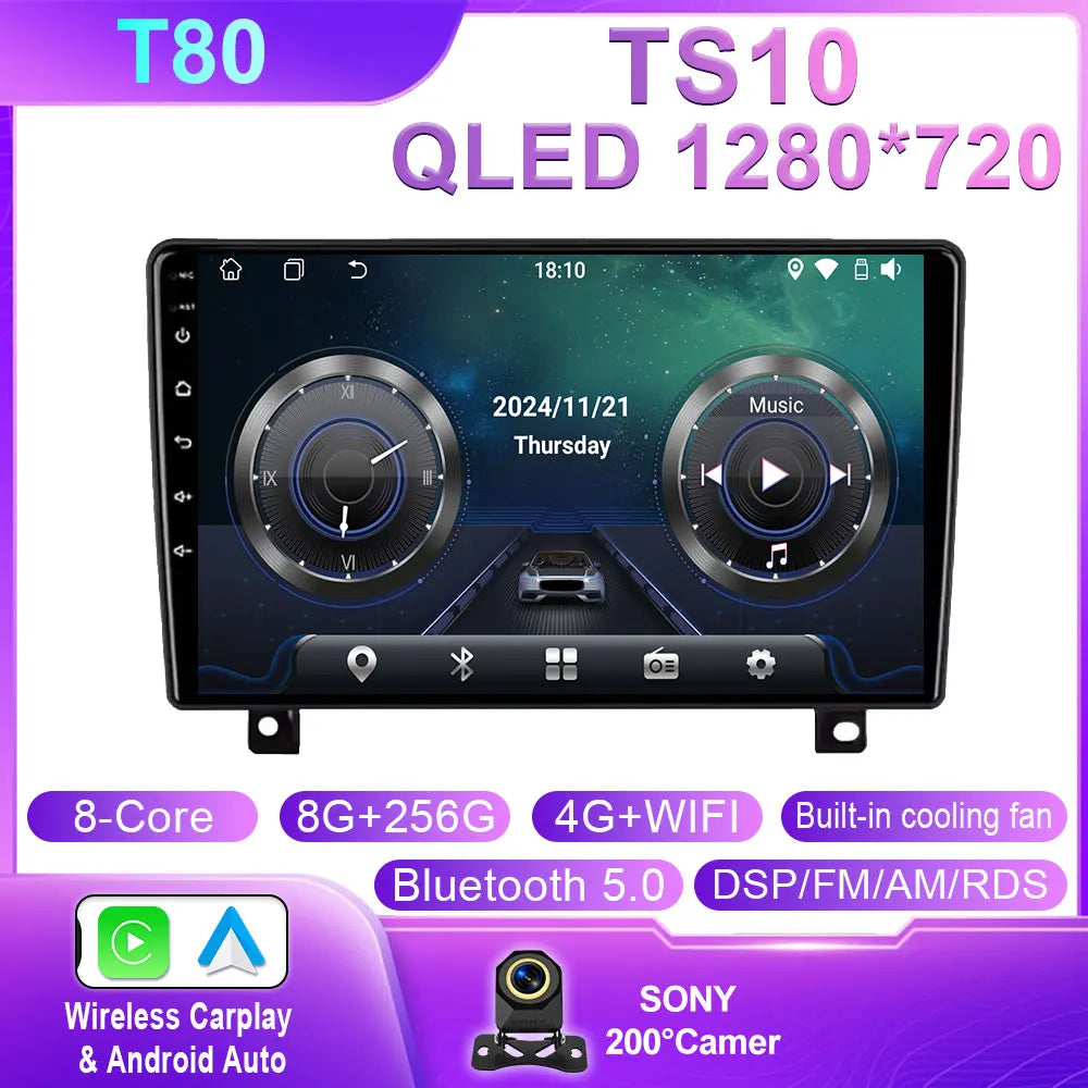 Android Car Radio For Opel Astra H 2006 - 2014 Video Multimedia player Navigation Stereo GPS QLED WIFI 4G BT No 2din 2 din dvd