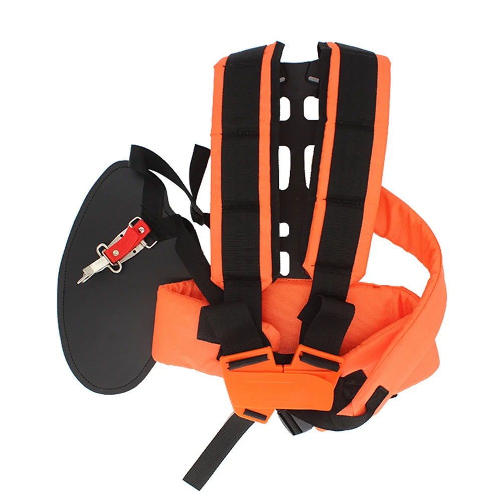 Padded Belt Double Shoulder Strap Comfortable Trimmer Shoulder Strap Labor Saving Increase Safety for Brush Cutter Trimmer