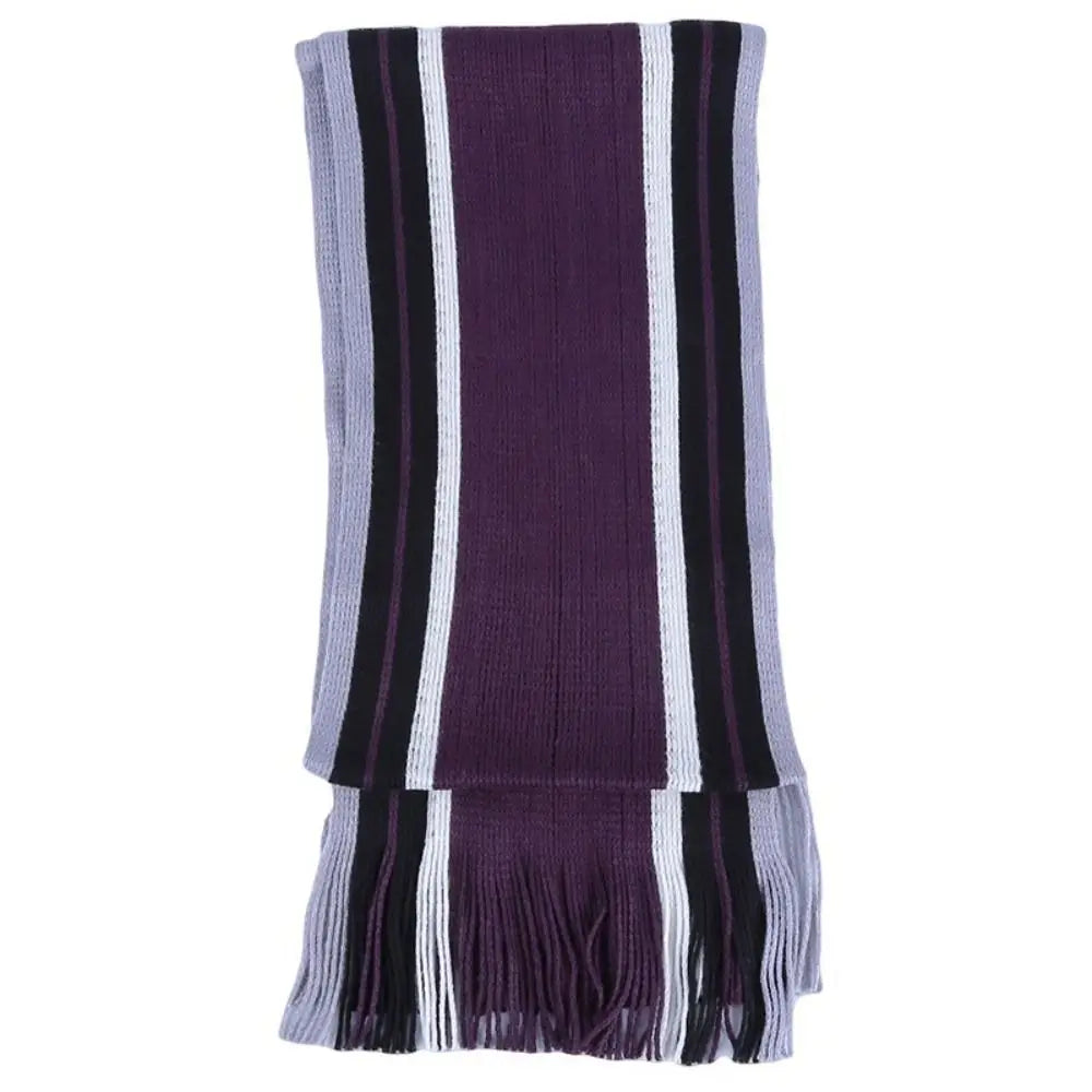 Men's Striped Winter Scarf with Tassels - Long Cashmere-Feel Wrap - photo 4