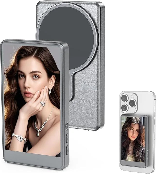 Magnetic Wireless Selfie Monitor Screen for iPhone & Android