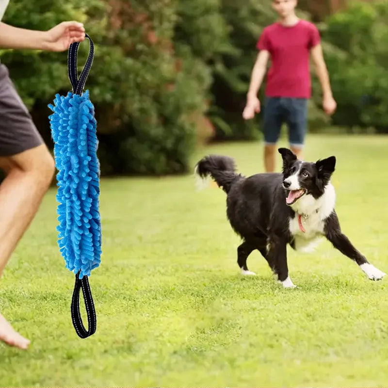 Dog Tug Toy Dog Toy Interactive Chew Toy Bite Tug Pull Toy Dog Training Toy Tug of War Toy Durable Plush Fleece Toy for Small Me