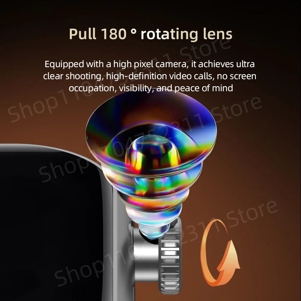 VP49 5G Smartwatch S12 Plus 5G LTE Android 13.0 Smart Watch With 190° Rotating Camera GPS WIFI Compass Play Store Sim Card Slot