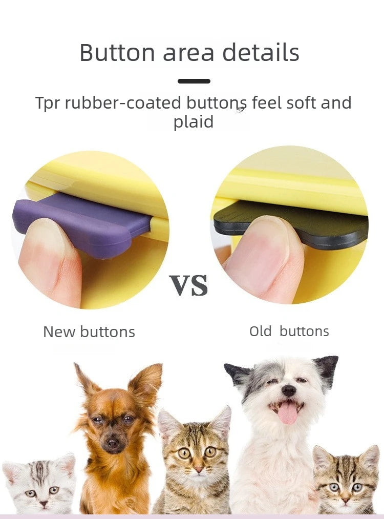 Pet brush, pet grooming tool, deshedding comb, Teddy and Golden Retriever hair removal brush, pet cleaning supplies