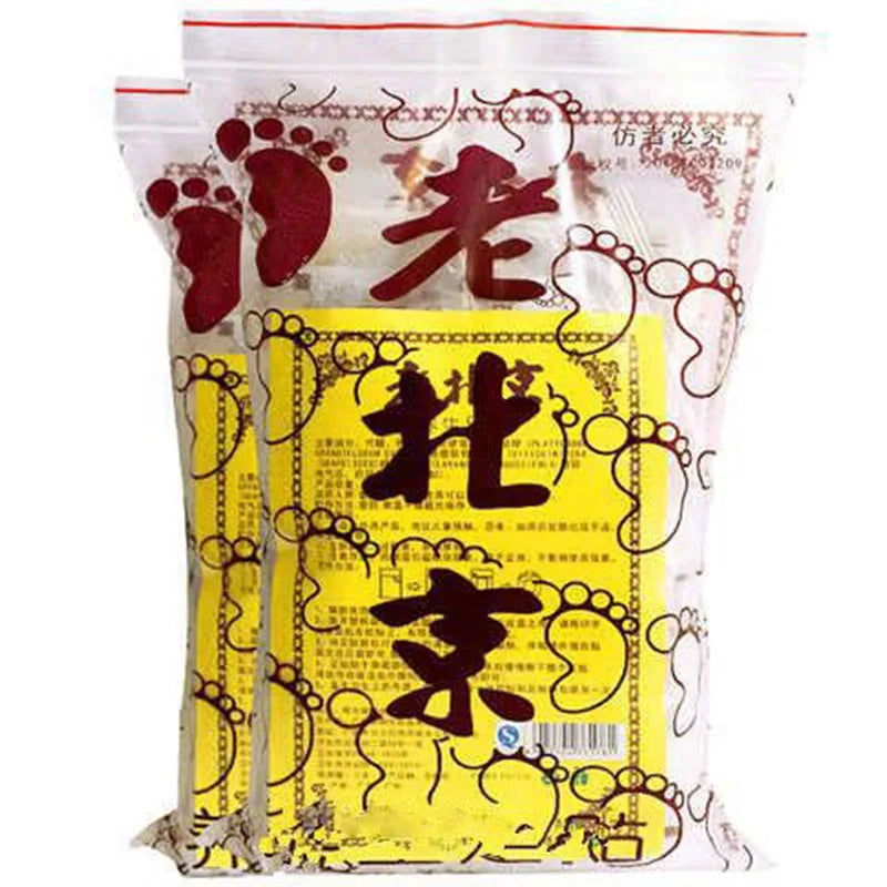 Old Beijing Foot Paste Mai Grass Bamboo Vinegar Foot Paste Improve Sleep Relieve Stress Moisture Foot Patch 30/60/90/120/150 Pcs