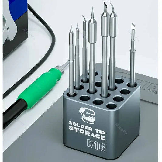MECHANIC R16 / OSS W118 Storage Box For Heating Element Soldering Iron Tips For T12 T210/T245/C115 Heating Core Organizer