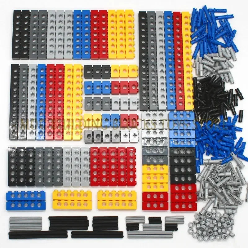 High-Tech Technical Parts Pin Beam Liftarm Axle Connector Panel Gear Car Motorcycle Building Blocks Bricks Technology Set Toys