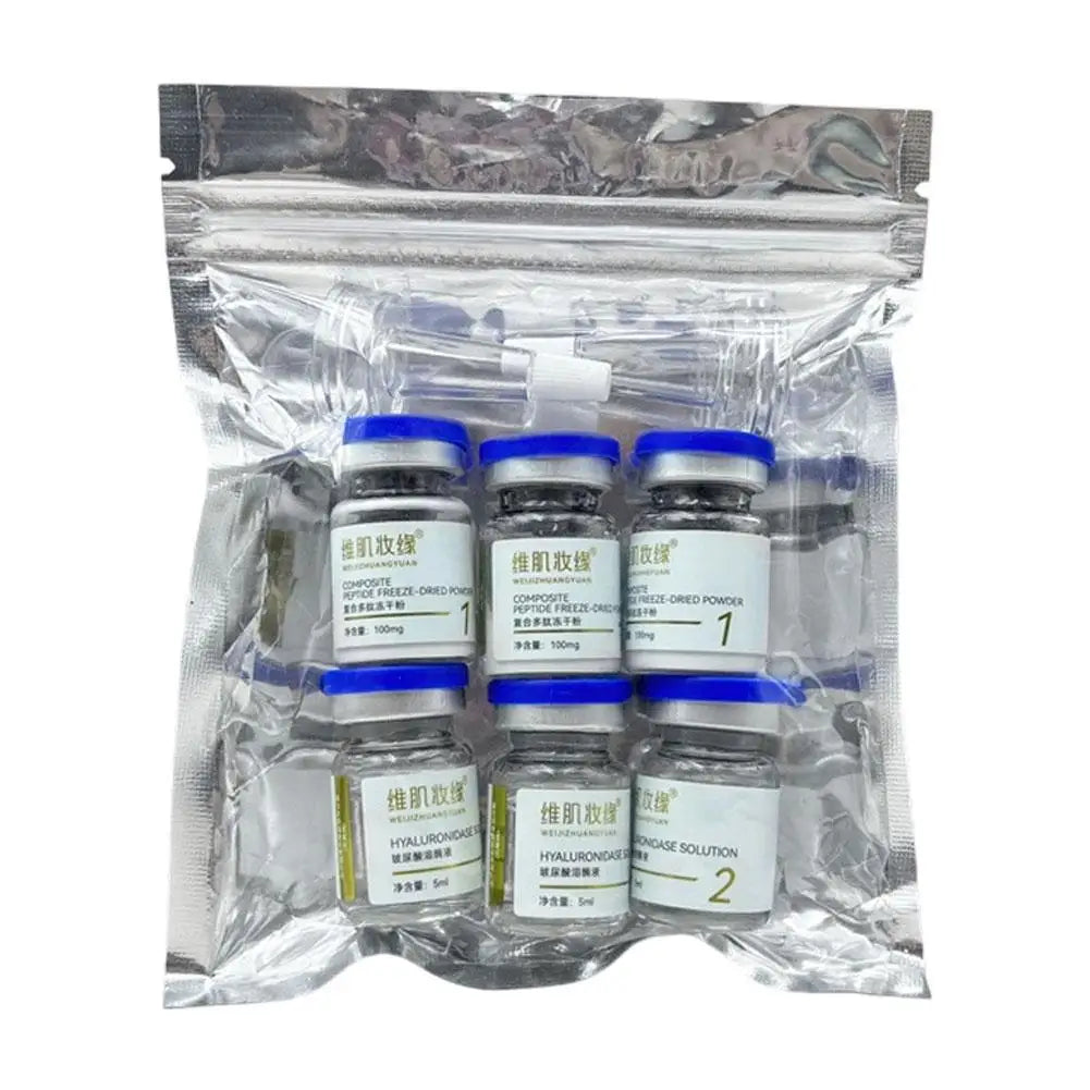 GHK-Cu High Purity 98% Blue Copper Peptide Essence Freeze-Dried Powder Set — Anti-Wrinkle Pore-Refining Skin Essence