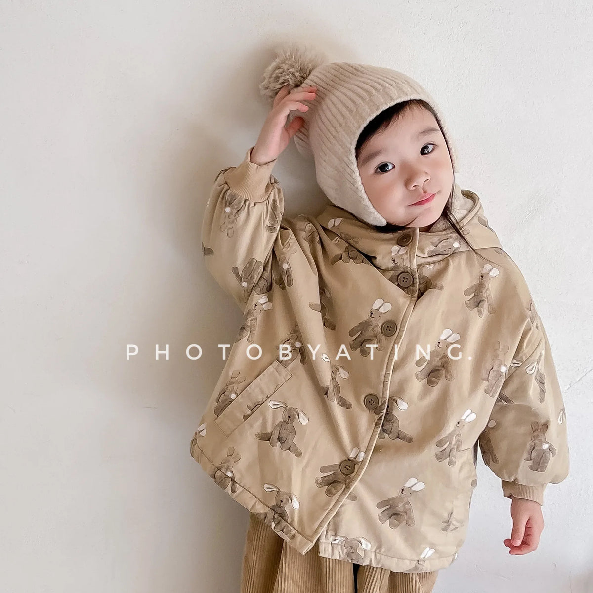 Girls Printed Puffer Coat - Warm Hooded Winter Jacket - photo 3
