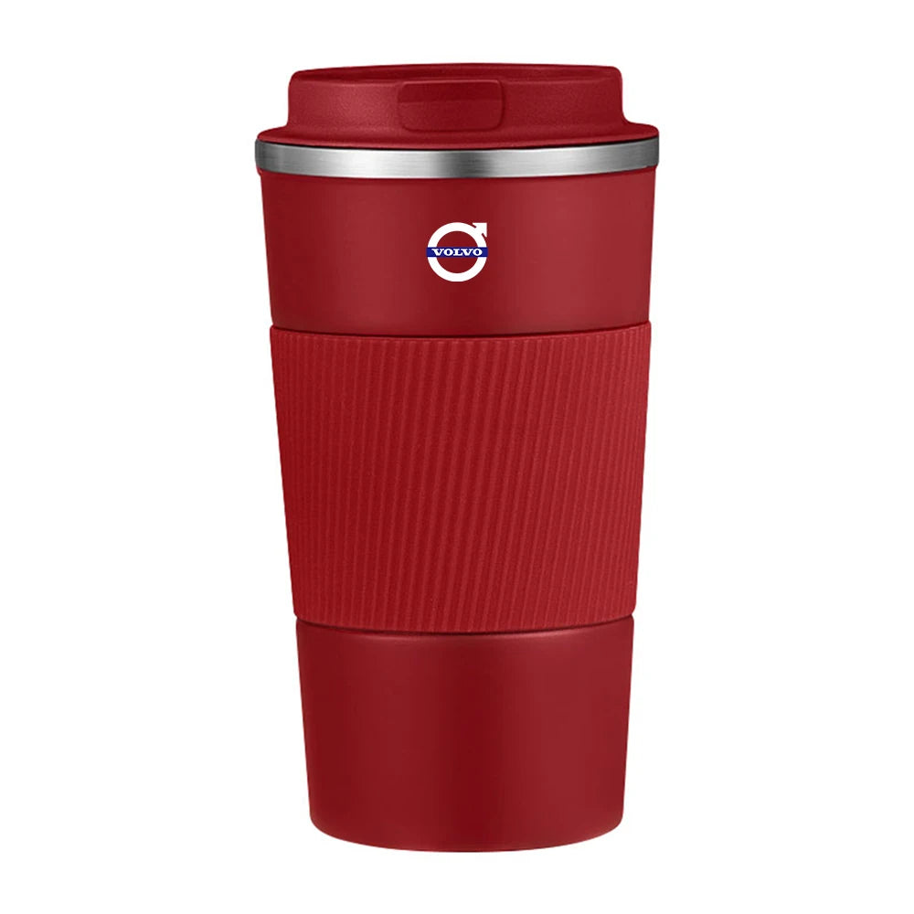 Car Badge Portable Stainless Steel Thermos Mug Coffee Cup Accessories For Volvo RDESIGN V60 XC60 XC60 XC90 XC90 C30 S80 XC40 S80