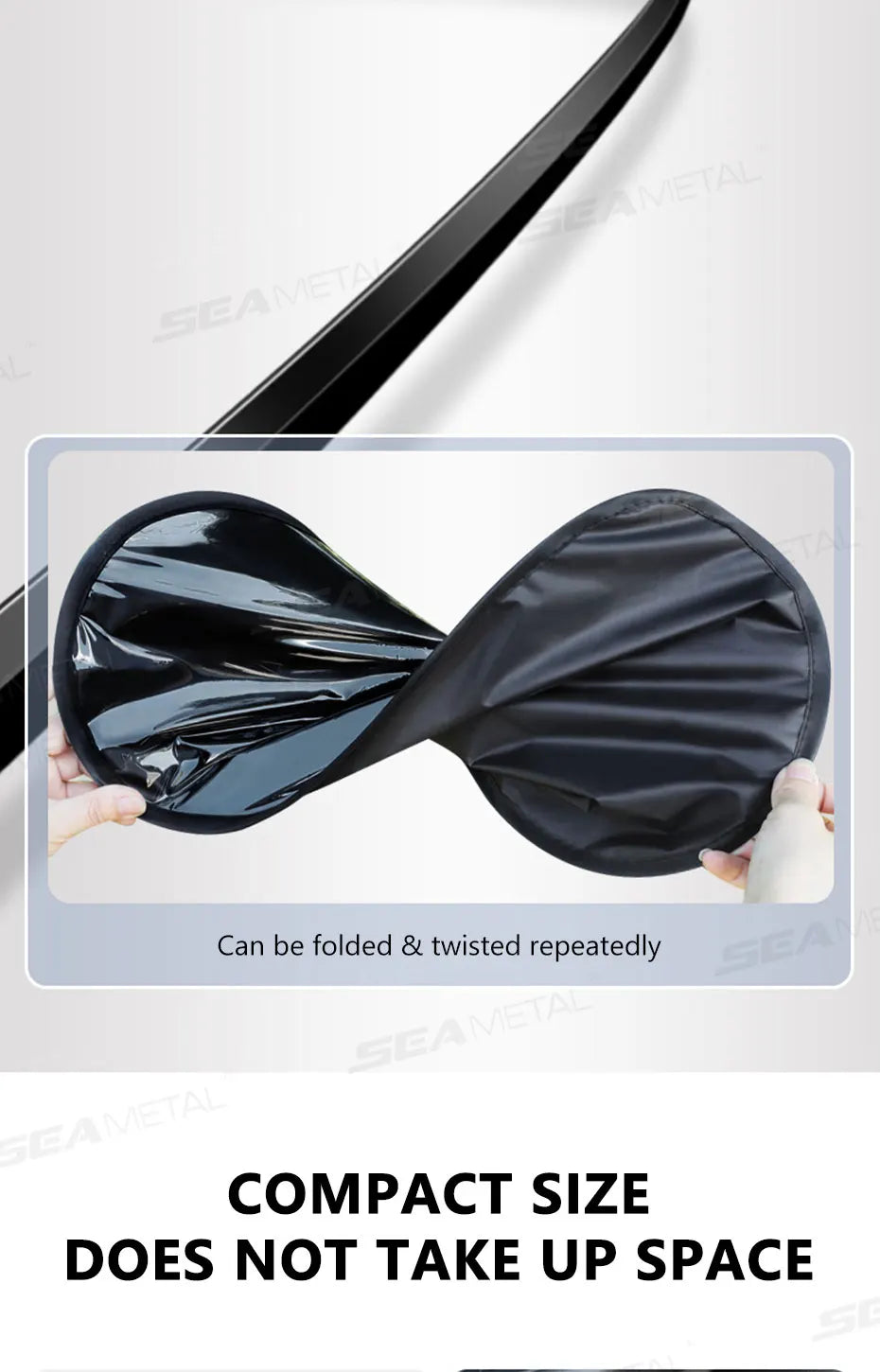 SEAMETAL Side Window Sun Shade for Car Electrostatic Curtains Anti-Glare Car Sun Protection Cover for Baby 99.9% UVR Blocking