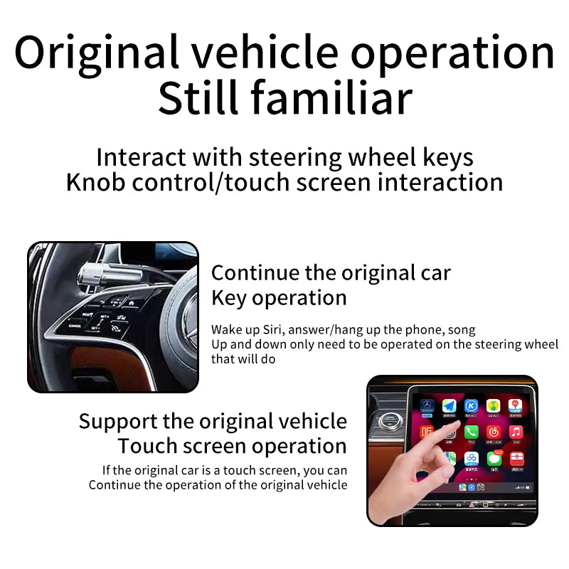 Wireless CarPlay & Android Auto Adapter (Universal Multi-Brand)