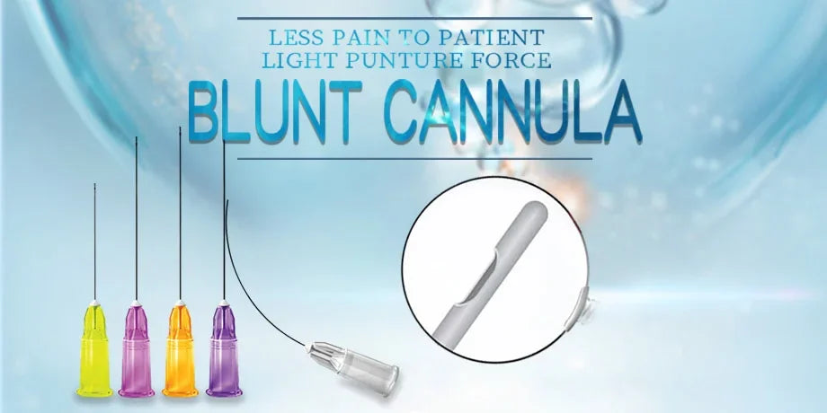 Korea Disposable Sterile Micro Blunt 14G 18G 22G 25G 27G 30G 50mm 70mm Fine Blunt Cannula for filler Beauty Tools