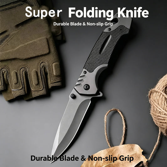 Camping Folding Knife Fruit Knife Outdoor Knife Sharp Blade Utility Knife Portable Hunting Knife Multi-function Pocket Knife