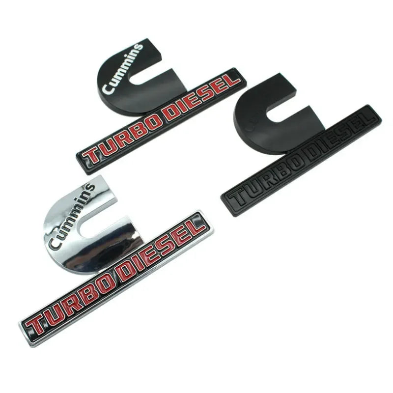 CUMMINS TURBO DIESEL Logo Decal Sticker for Dodge Ram 1500/2500